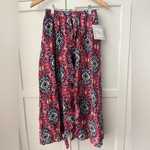 Jak & Peppar girls ruffled skirt over leggings Sz. 12 made in India  NWT